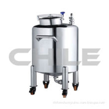 Hermetic movable cylinder mixing tank